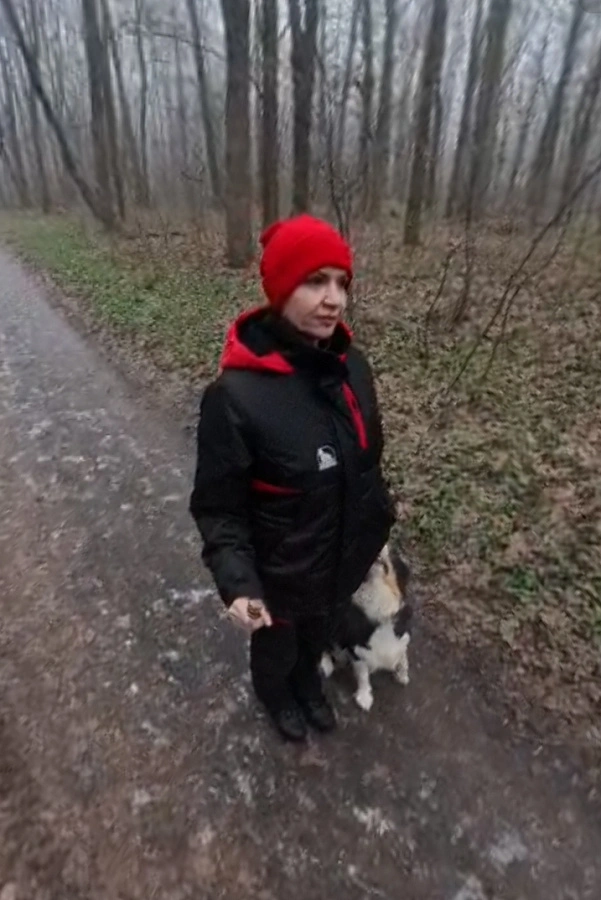 Фотография к отзыву от Ирина. Товар: <a href='/catalog/product/zimnyaya-sportivnaya-kurtka-dlya-dressirovki/'>Зимняя спортивная куртка для дрессировки (от 0 до -30)</a>