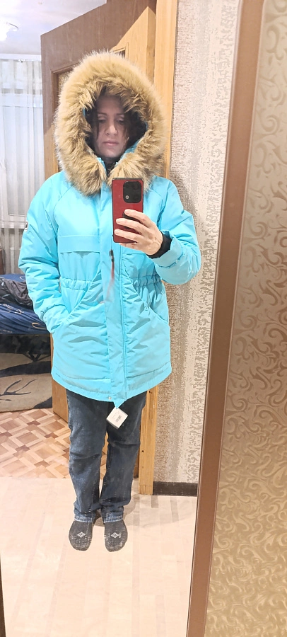 Фотография к отзыву от Ирина. Товар: <a href='/catalog/product/zimnyaya-kurtka-zhenskaya-ot-0-do-30/'>Зимняя куртка женская (от 0 до -30)</a>