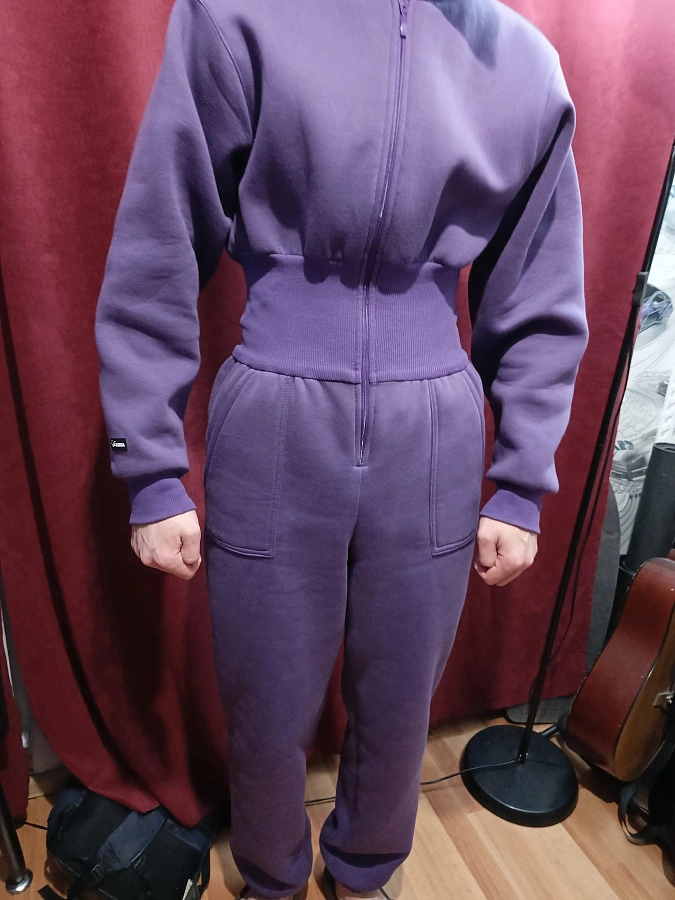 Фотография к отзыву от Старкова Светлана Григорьевна . Товар: <a href='/catalog/product/kombinezon-iz-futera/'>Комбинезон из футера</a>