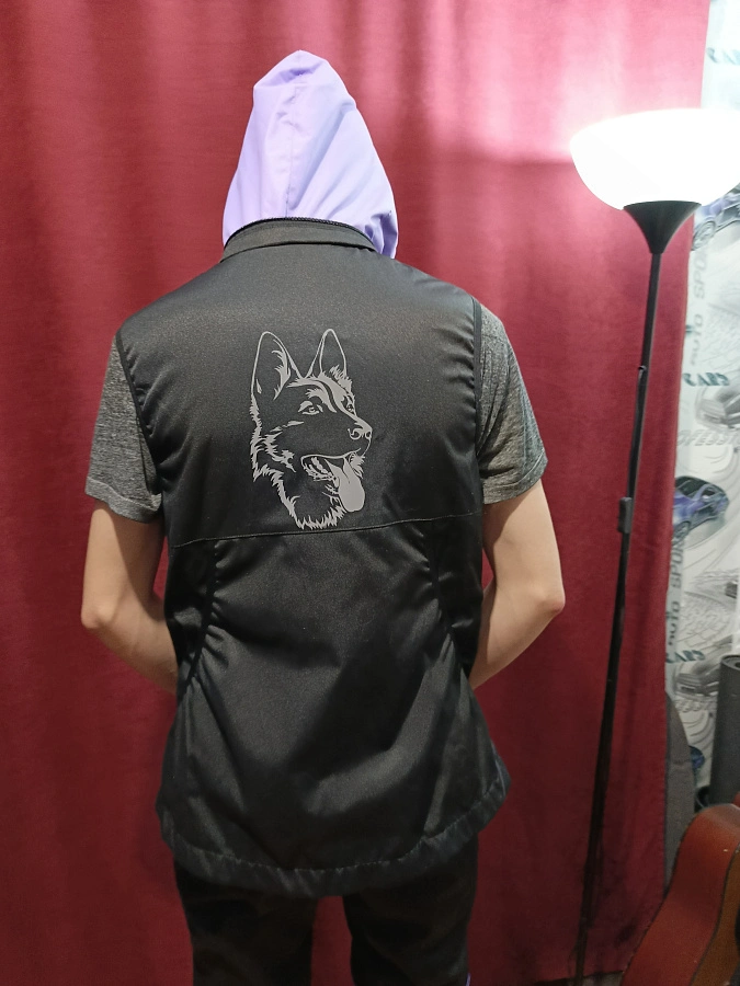 Фотография к отзыву от Старкова Светлана Григорьевна . Товар: <a href='/catalog/product/letniy-dressirovochnyy-zhilet/'>Летний дрессировочный жилет</a>